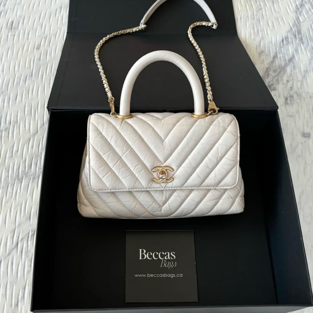 Authentic Chanel Coco Handle Bag